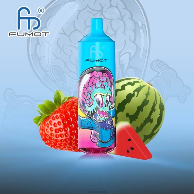 2V0J195 Fumot RandM Tornado 9000 pro vape-enhet med batteri och ejuice-display version 1 RandM vape buy online jordgubbsvattenmelon