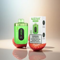 Razz Bar 50K Puffs Jordgubb Glass 650 mAh 2% Nikotin